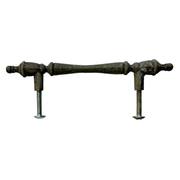 Lot (5) Vintage 5” Hardware Pulls Handles Dresser Drawers Cast Iron Pati… - Picture 1 of 6